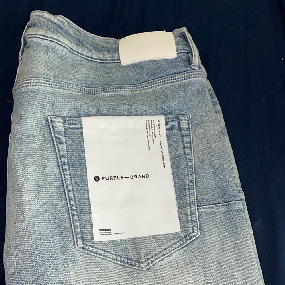 Classic Blue Denim Jeans with Contrast Stitching